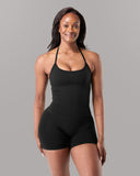 Halter Push Tank - Black