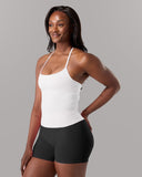 Halter Push Tank - White