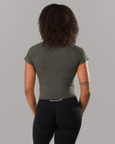 Icon Baby Tee - Pewter