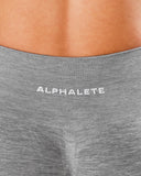 Pump Mid Rise Short - Heather Grey