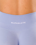 Pump Mid Rise Legging - Skyline w/ Logo