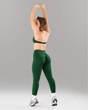 Pump Mid Rise Legging - Court Green