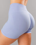 Pump Mid Rise Short - Skyline w/ Logo