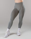 Pump Mid Rise Legging - Heather Grey