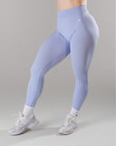 Pump Mid Rise Legging - Skyline w/ Logo