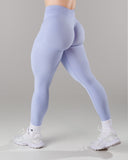 Pump Mid Rise Legging - Skyline w/ Logo