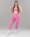 Pump Mid Rise Legging - Orchid