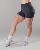 Pump Mid Rise Short - Dusty Navy w/ Logo