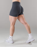 Pump Mid Rise Short - Dusty Navy w/ Logo