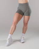Pump Mid Rise Short - Heather Grey