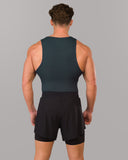 Zero Ribbed Tank 2pk - Signature Green / Signature Navy