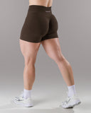 Pump Mid Rise Short - Espresso