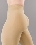 Pump Mid Rise Legging - Sahara w/ Logo