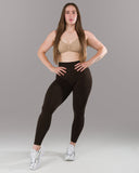 Pump Mid Rise Legging - Espresso