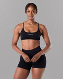 Amplify Open Back Bra - Black