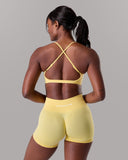 Amplify Open Back Bra - Canary