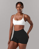 Amplify Open Back Bra - White