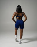 Pump Mid Rise Biker Short - Indigo