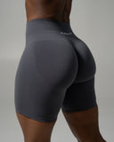 Pump Mid Rise Biker Short - Thunderstorm