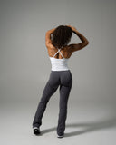Pump Mid Rise Flared Pant - Thunderstorm