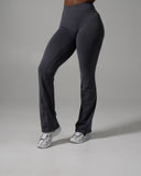 Pump Mid Rise Flared Pant Long - Thunderstorm