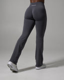 Pump Mid Rise Flared Pant Long - Thunderstorm