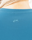 Peekaboo LS - Dress Blue