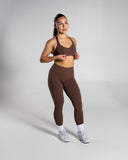 Pump High Rise Legging in Cedar – women's high-rise seamless compression legging, view 7