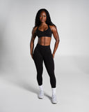 Pump Mid Rise Legging in Black – women's legging in nylon and polyester fabric, view 5