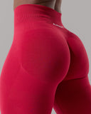 Pump High Rise Legging - Scarlet