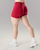 Pump Mid Rise Short - Scarlet