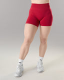 Pump Mid Rise Short - Scarlet