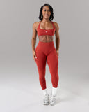 Revive High Rise Legging - Brick