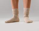 Scrunch Sock 3pk - White / Wheat / Heather Grey