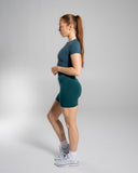Soft Curve Tee - Dark Teal