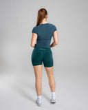 Soft Curve Tee - Dark Teal