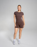 Soft Curve Tee - Cedar
