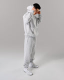 Staple Hoodie in Heather Grey – Alphalete unisex hoodie, view 9