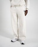 Staple Emblem Fleece Sweatpant in Oatmeal – Alphalete unisex sweatpants