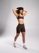 Pump Mid Rise Short - Walnut