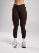 Pump Mid Rise Legging - Walnut