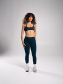Pump Mid Rise Legging - Deep Sea