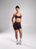 Pump High Rise Short - Black Garnet