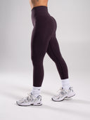Revive High Rise Legging - Black Garnet