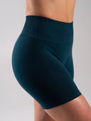 Revive High Rise Short in Deep Sea – Alphalete women's shorts, view 8