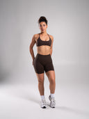 Pump High Rise Short - Walnut