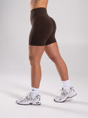 Pump High Rise Short - Walnut