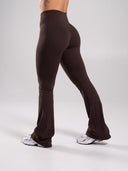 Aura Flared Pant - Walnut