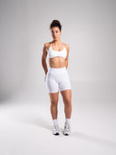 Pump High Rise Short - White