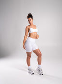 Pump High Rise Short - White